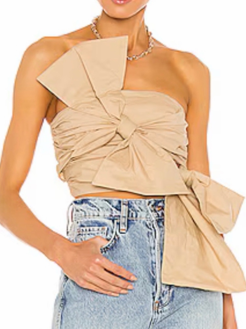 Song of Style Olsen Bow-Front Top